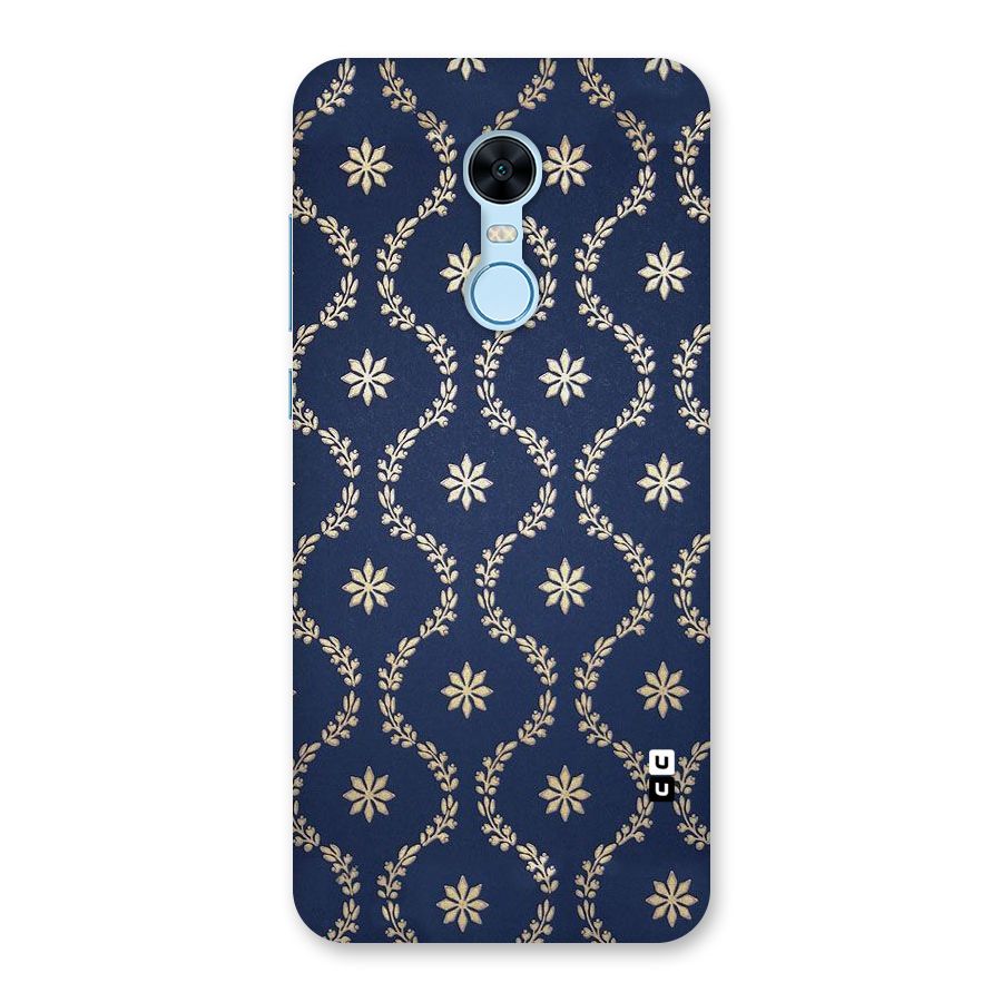 Gorgeous Gold Leaf Pattern Back Case for Redmi Note 5