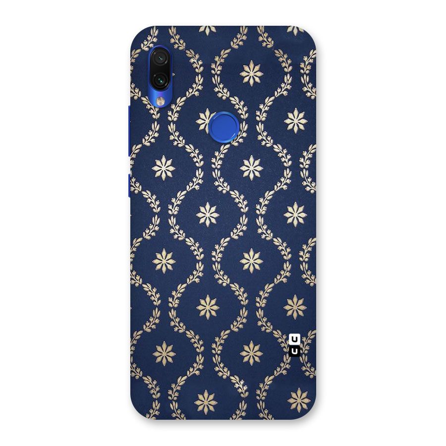 Gorgeous Gold Leaf Pattern Back Case for Redmi Note 7S