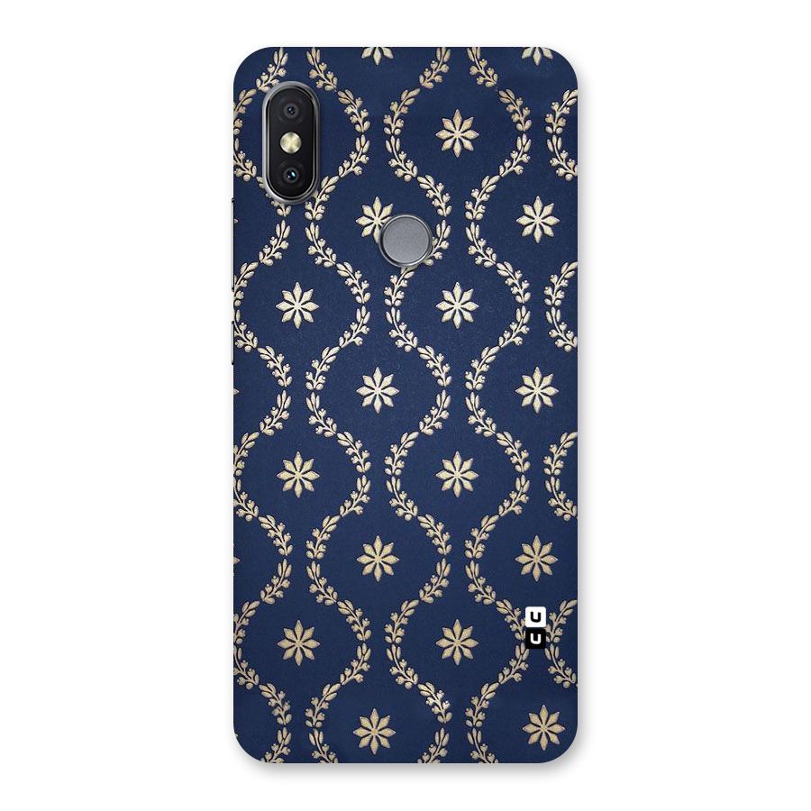 Gorgeous Gold Leaf Pattern Back Case for Redmi Y2