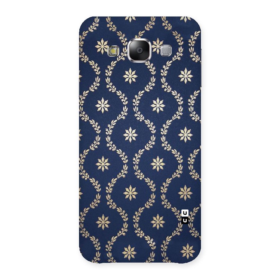 Gorgeous Gold Leaf Pattern Back Case for Samsung Galaxy E5