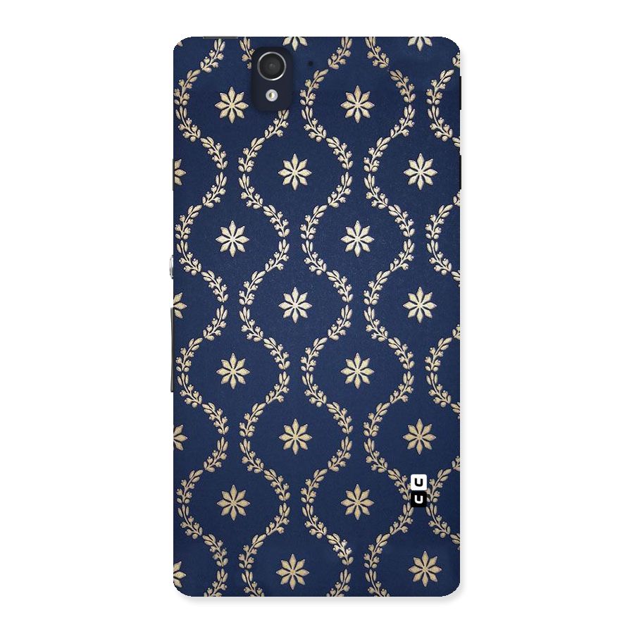 Gorgeous Gold Leaf Pattern Back Case for Sony Xperia Z