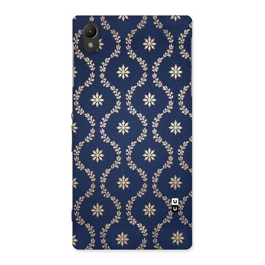 Gorgeous Gold Leaf Pattern Back Case for Sony Xperia Z1