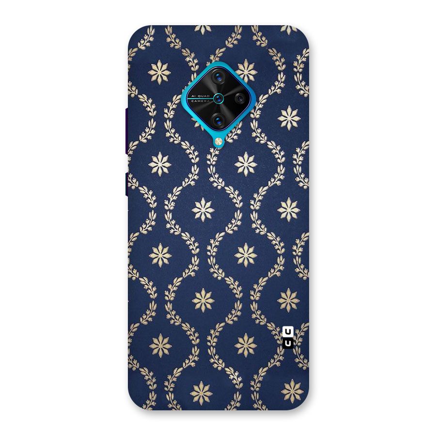Gorgeous Gold Leaf Pattern Back Case for Vivo S1 Pro