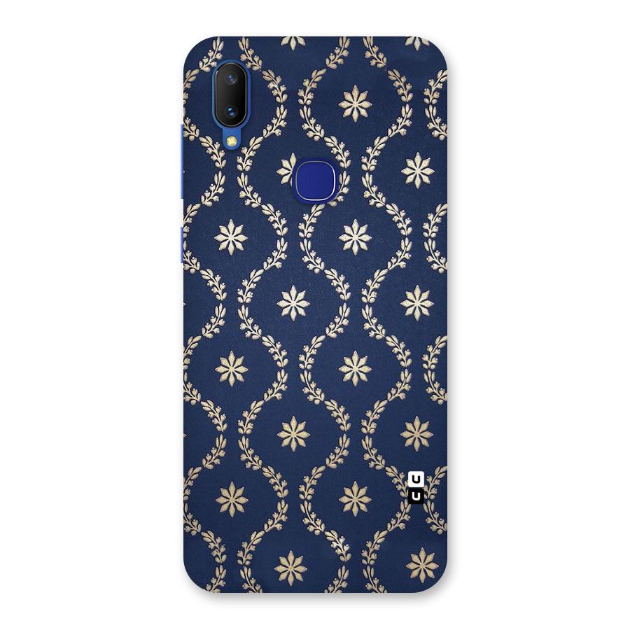 Gorgeous Gold Leaf Pattern Back Case for Vivo V11