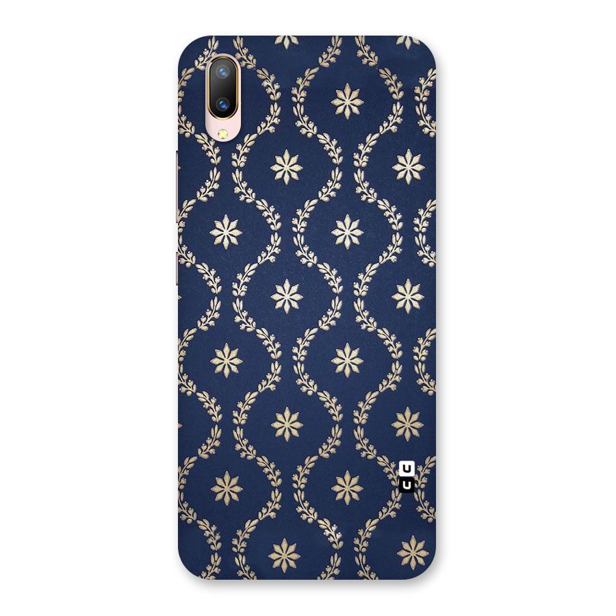 Gorgeous Gold Leaf Pattern Back Case for Vivo V11 Pro