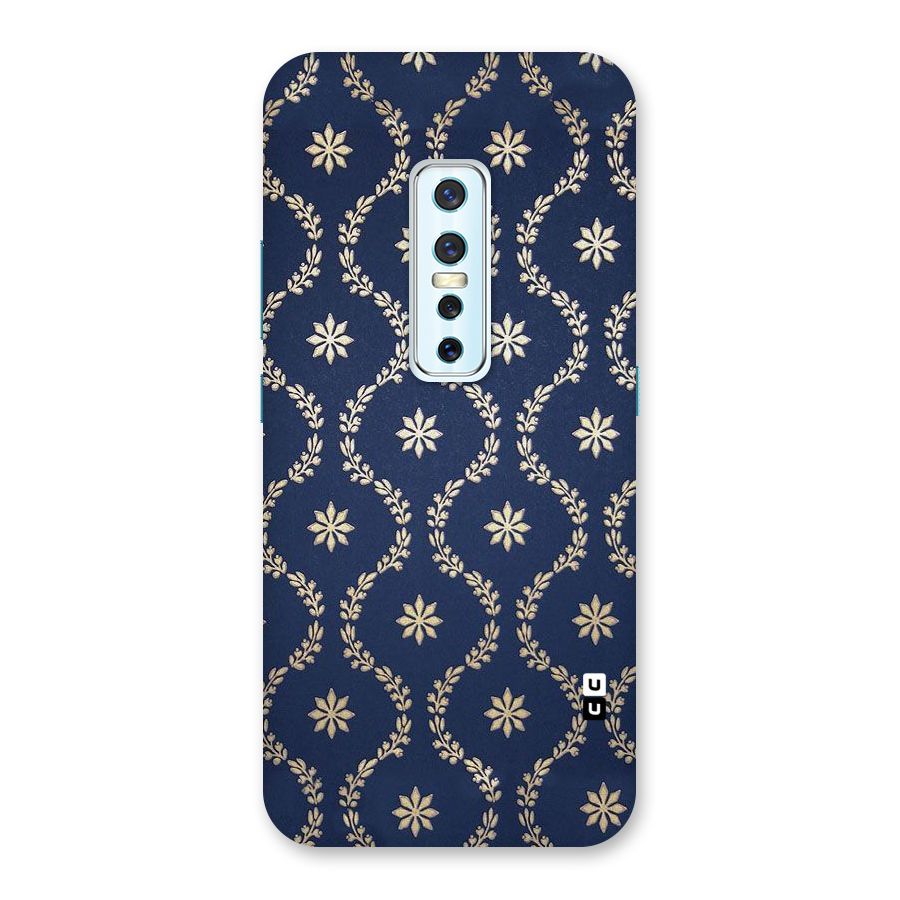 Gorgeous Gold Leaf Pattern Back Case for Vivo V17 Pro