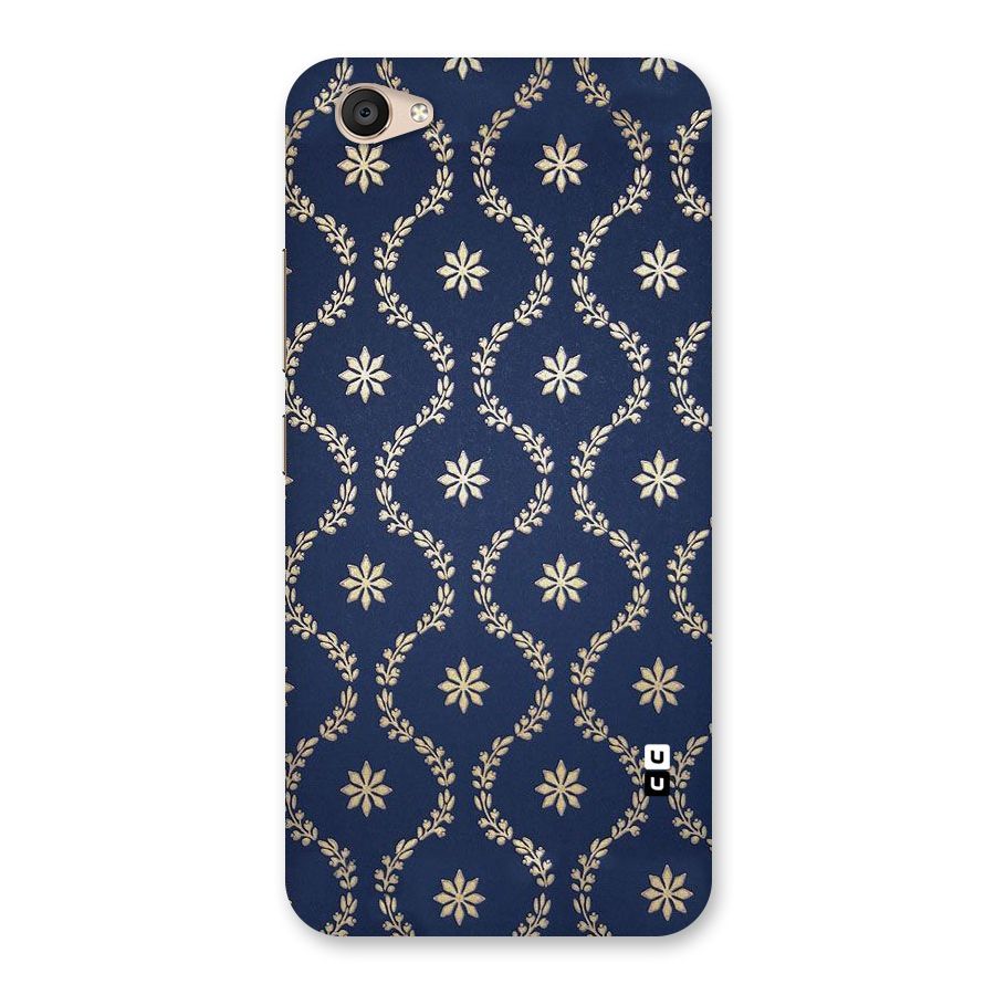 Gorgeous Gold Leaf Pattern Back Case for Vivo V5 Plus