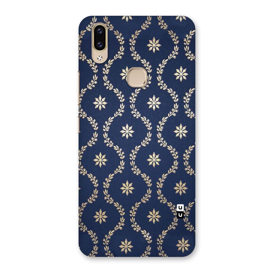 Gorgeous Gold Leaf Pattern Back Case for Vivo V9 Youth