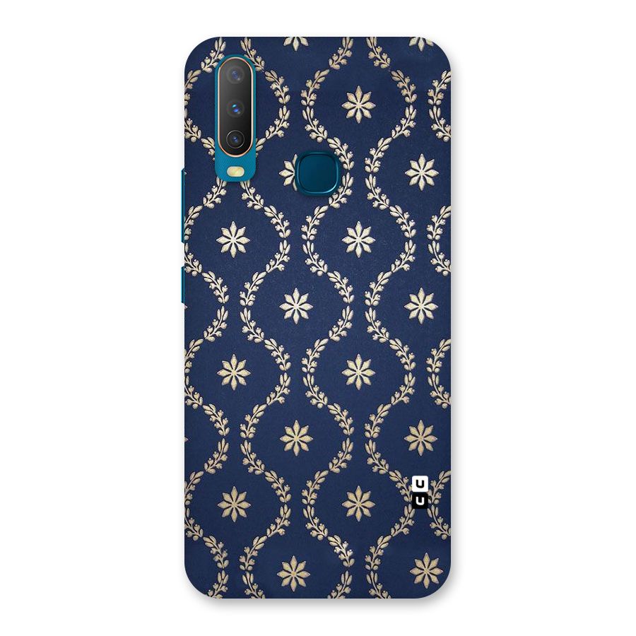 Gorgeous Gold Leaf Pattern Back Case for Vivo Y17