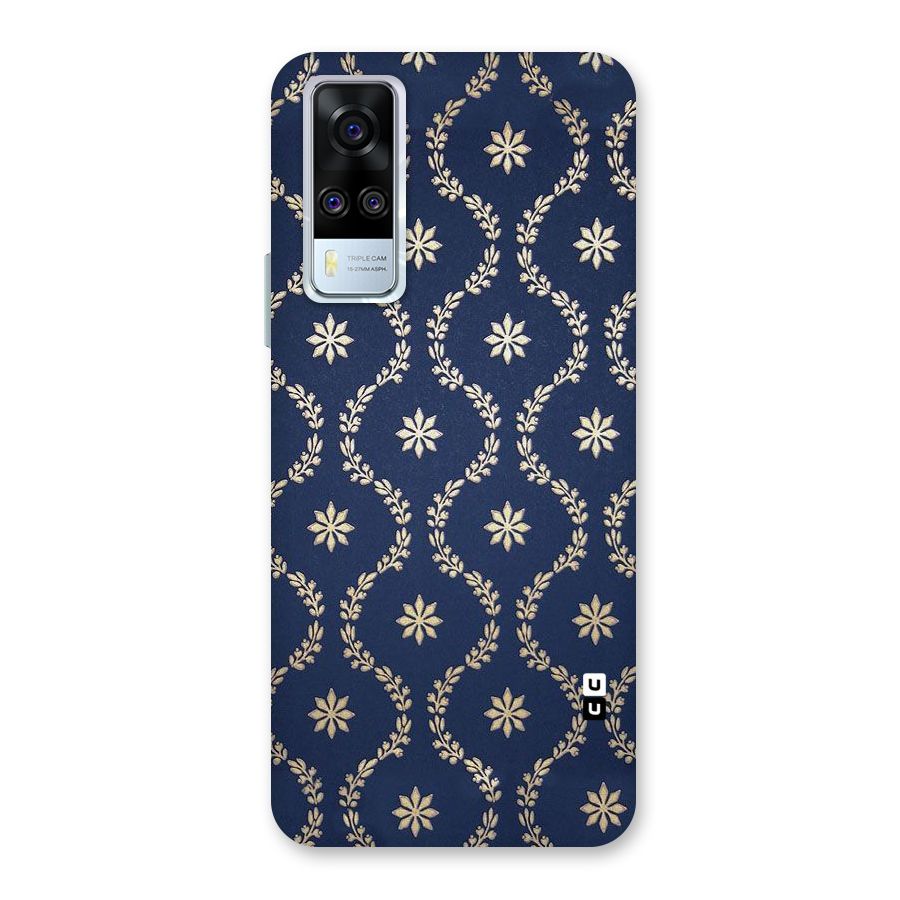 Gorgeous Gold Leaf Pattern Back Case for Vivo Y31