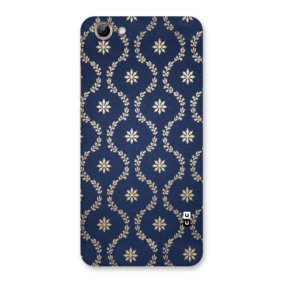 Gorgeous Gold Leaf Pattern Back Case for Vivo Y71i