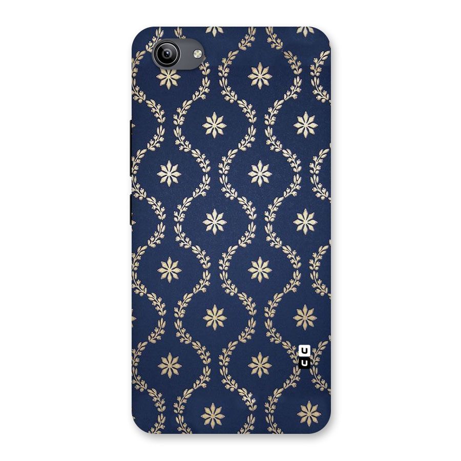 Gorgeous Gold Leaf Pattern Back Case for Vivo Y81i