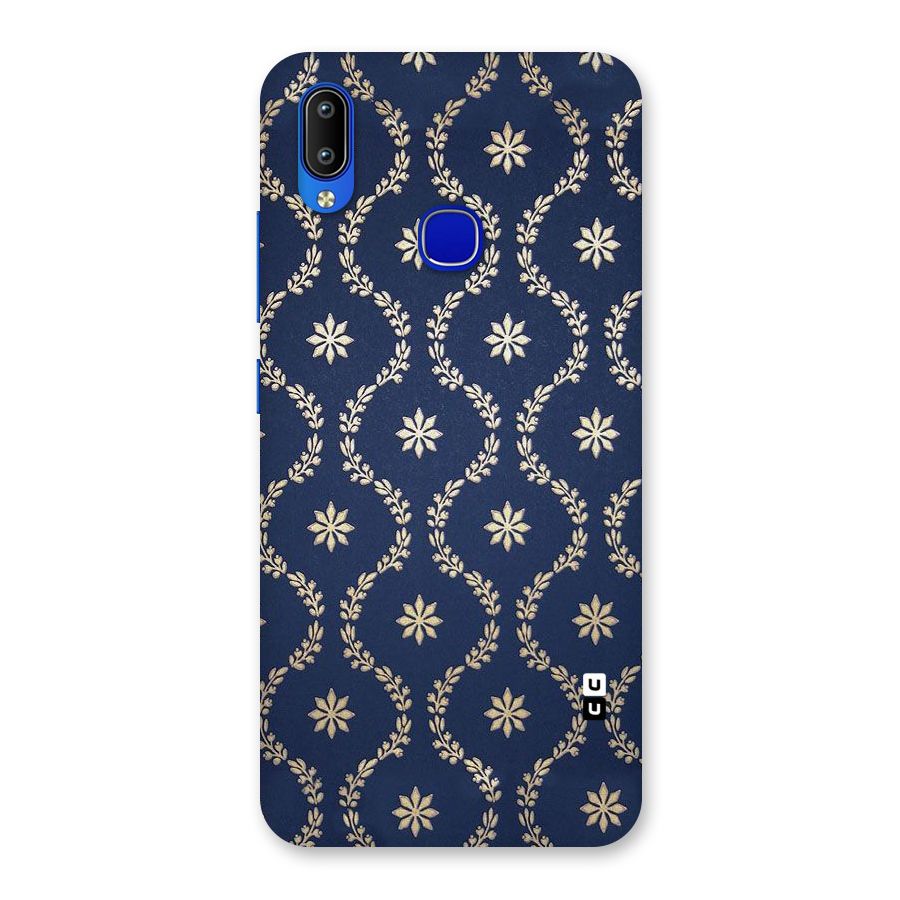 Gorgeous Gold Leaf Pattern Back Case for Vivo Y91