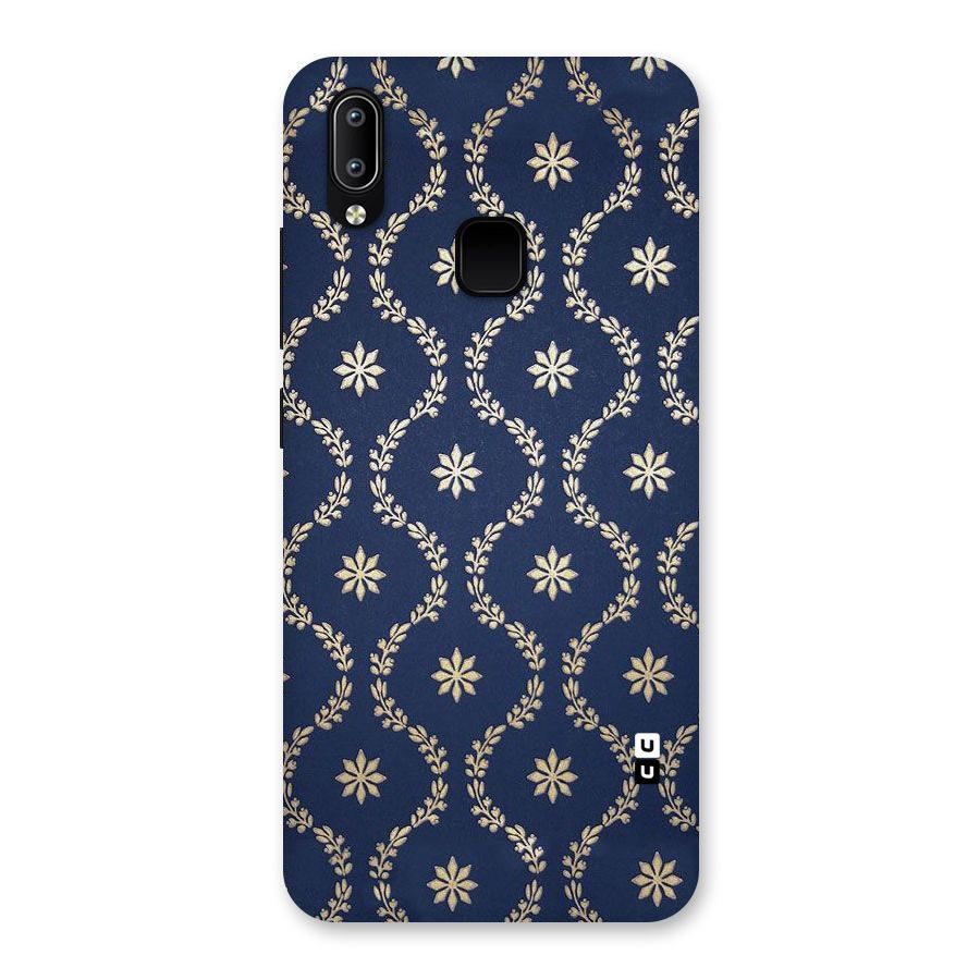 Gorgeous Gold Leaf Pattern Back Case for Vivo Y93