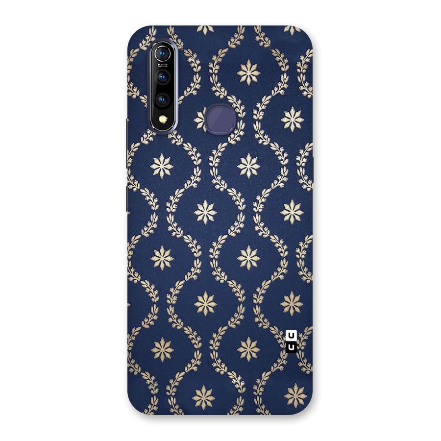 Gorgeous Gold Leaf Pattern Back Case for Vivo Z1 Pro