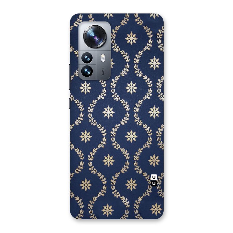 Gorgeous Gold Leaf Pattern Back Case for Xiaomi 12 Pro