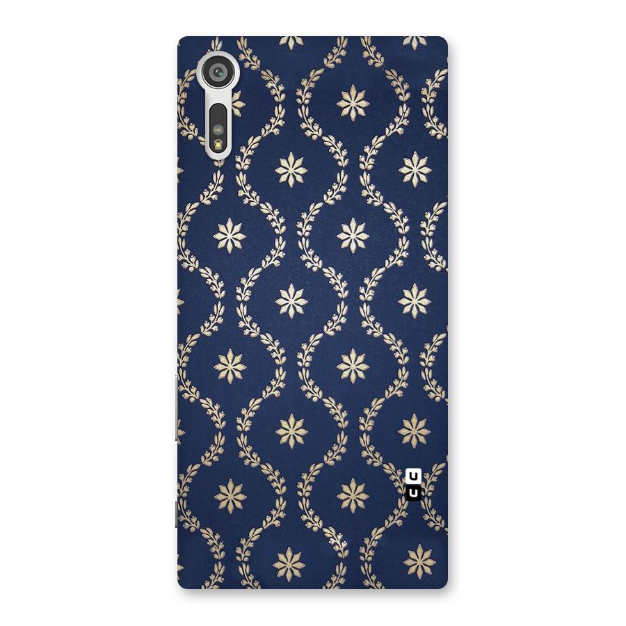Gorgeous Gold Leaf Pattern Back Case for Xperia XZ
