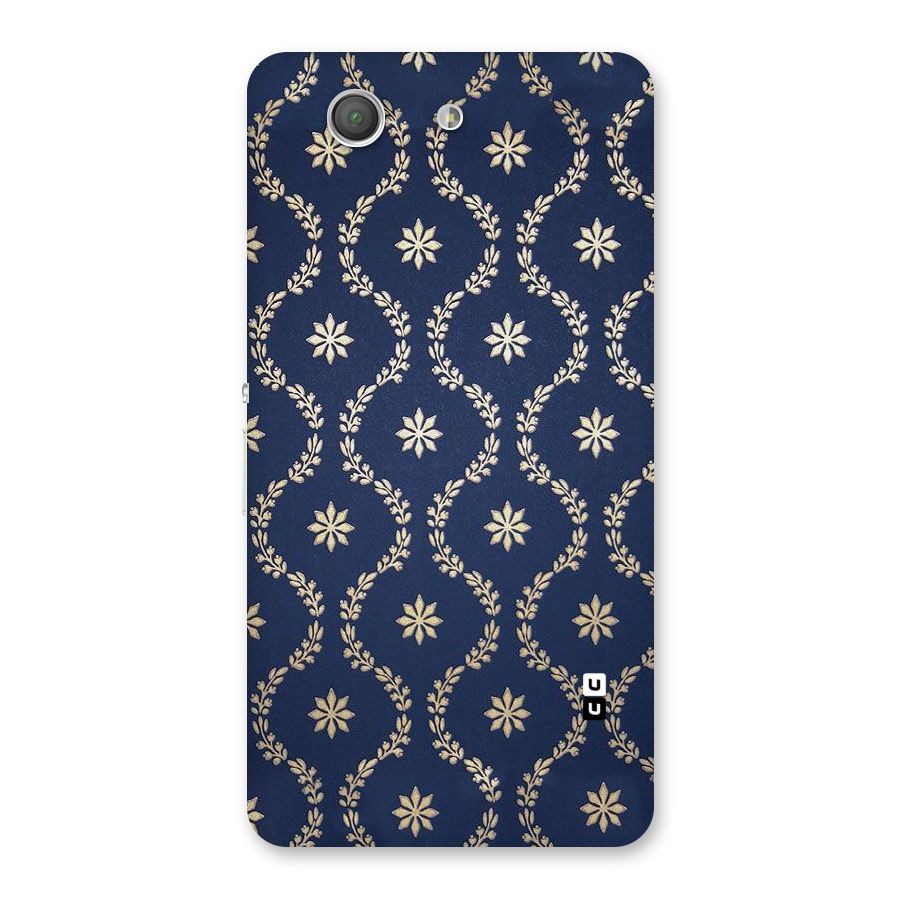 Gorgeous Gold Leaf Pattern Back Case for Xperia Z3 Compact