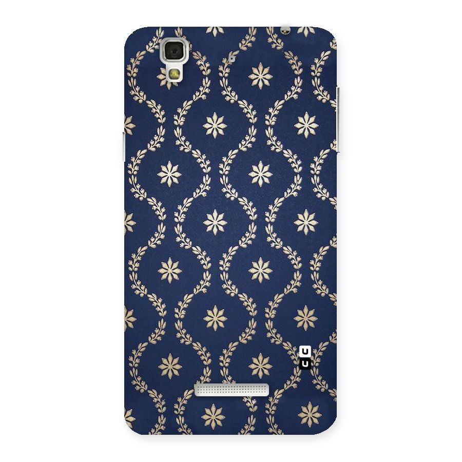 Gorgeous Gold Leaf Pattern Back Case for Yu Yureka