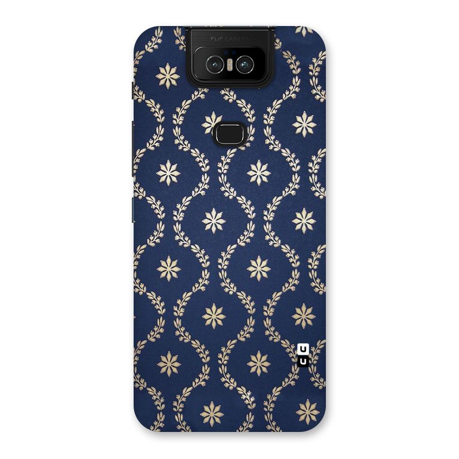 Gorgeous Gold Leaf Pattern Back Case for Zenfone 6z