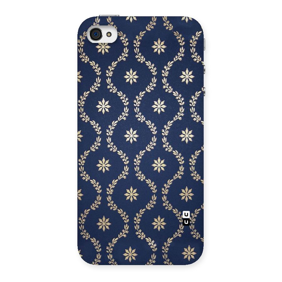 Gorgeous Gold Leaf Pattern Back Case for iPhone 4 4s