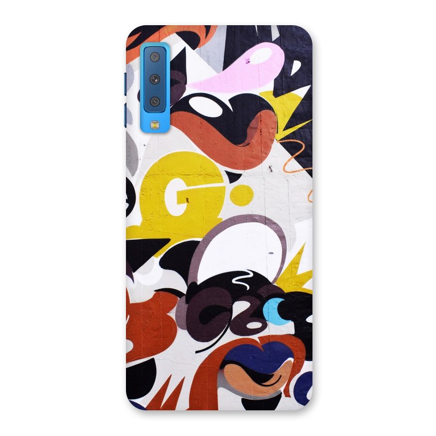 Graffiti Wall Back Case for Galaxy A7 (2018)