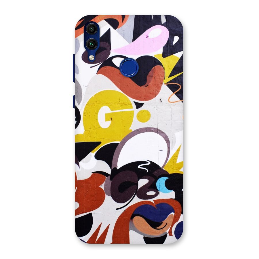 Graffiti Wall Back Case for Honor 8C