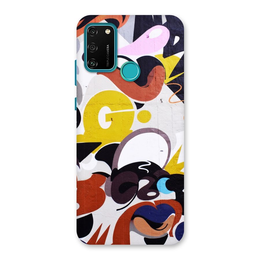 Graffiti Wall Back Case for Honor 9A