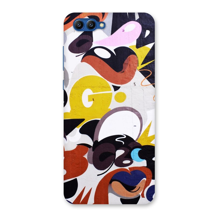 Graffiti Wall Back Case for Honor View 10