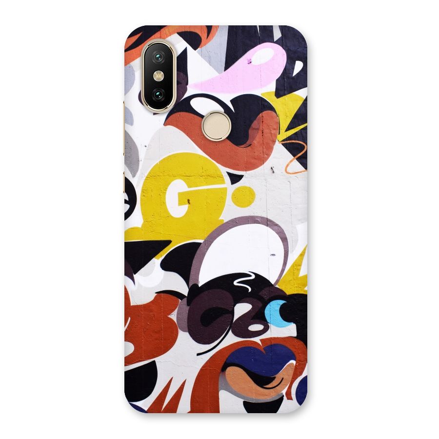Graffiti Wall Back Case for Mi A2