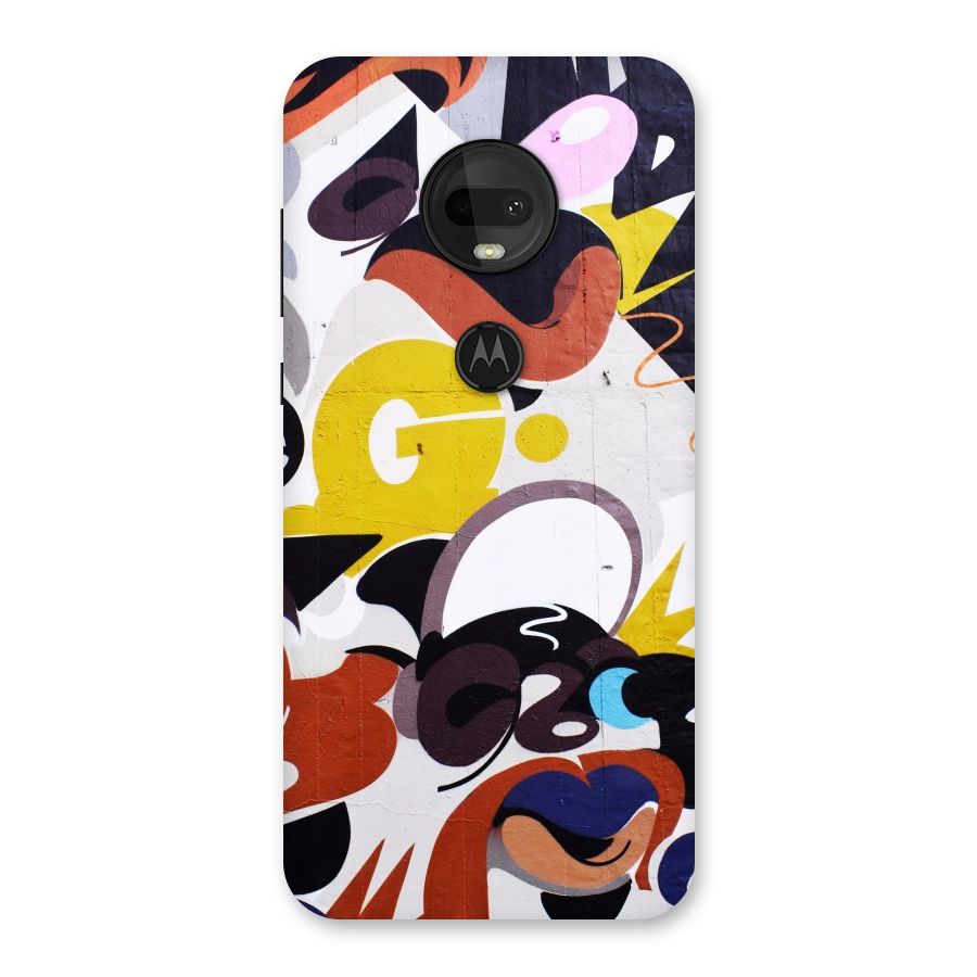 Graffiti Wall Back Case for Moto G7