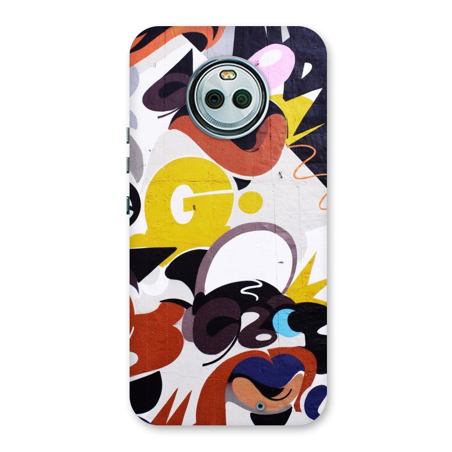 Graffiti Wall Back Case for Moto X4