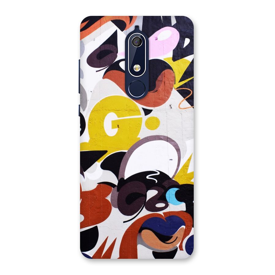 Graffiti Wall Back Case for Nokia 5.1