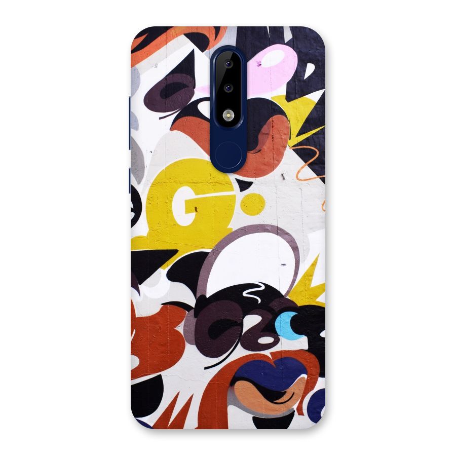 Graffiti Wall Back Case for Nokia 5.1 Plus