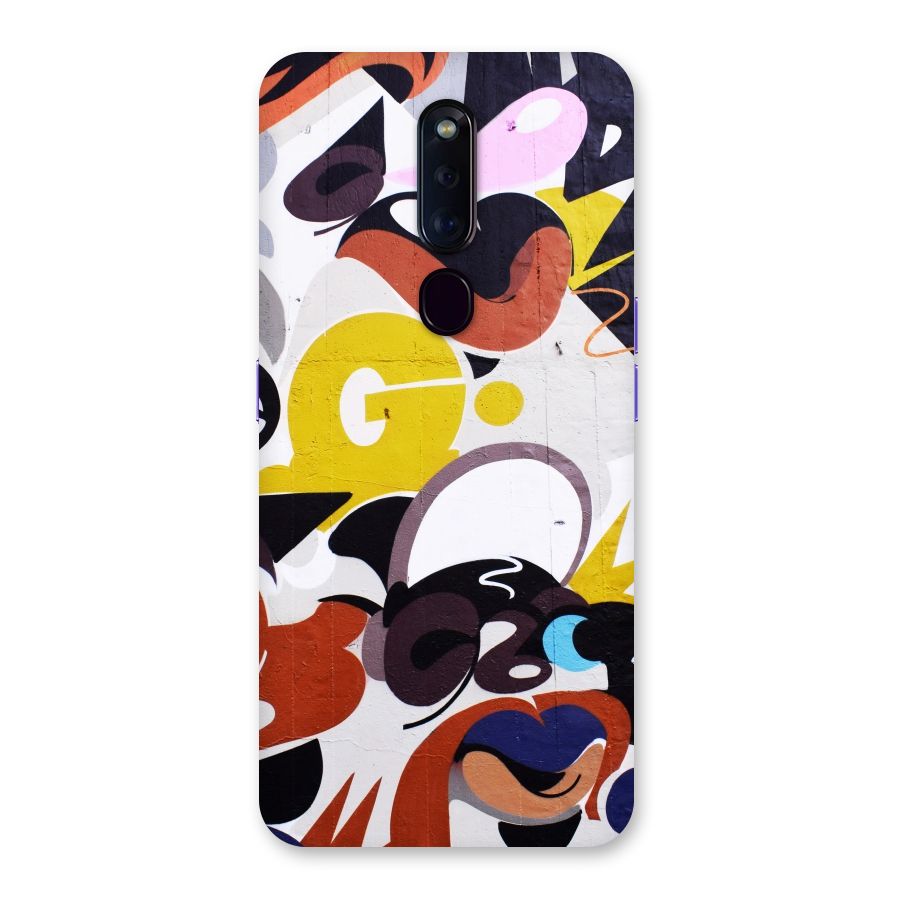 Graffiti Wall Back Case for Oppo F11 Pro
