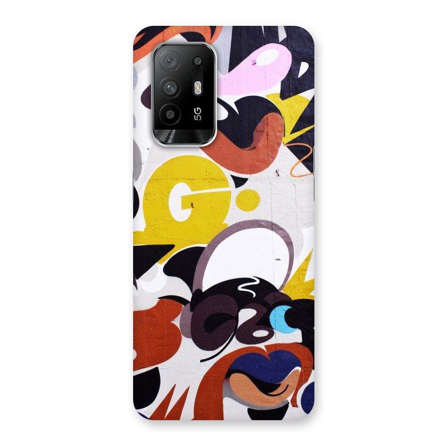 Graffiti Wall Back Case for Oppo F19 Pro Plus 5G