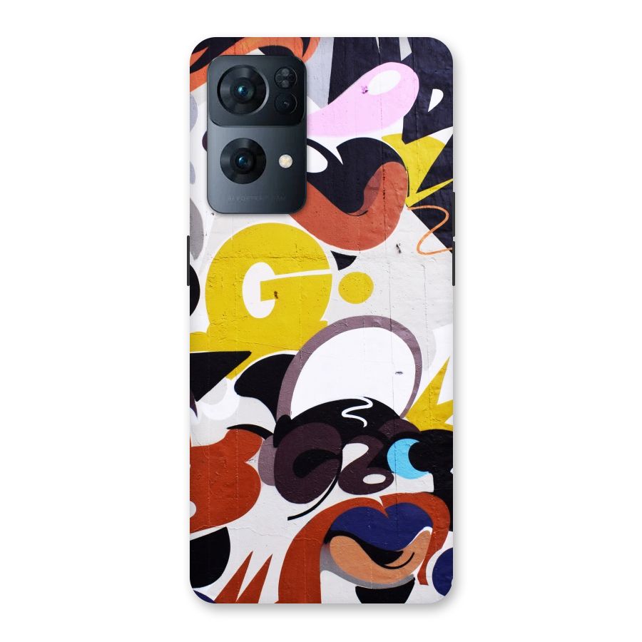 Graffiti Wall Back Case for Oppo Reno7 Pro 5G