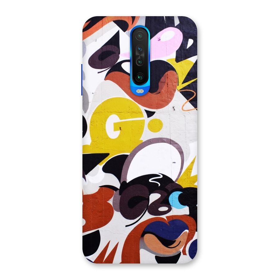 Graffiti Wall Back Case for Poco X2