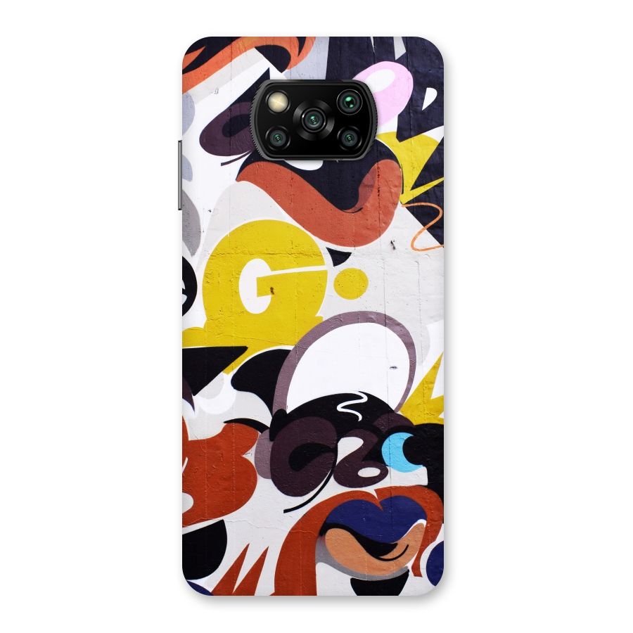Graffiti Wall Back Case for Poco X3
