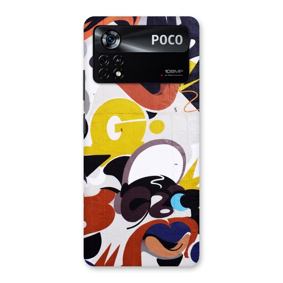 Graffiti Wall Back Case for Poco X4 Pro 5G