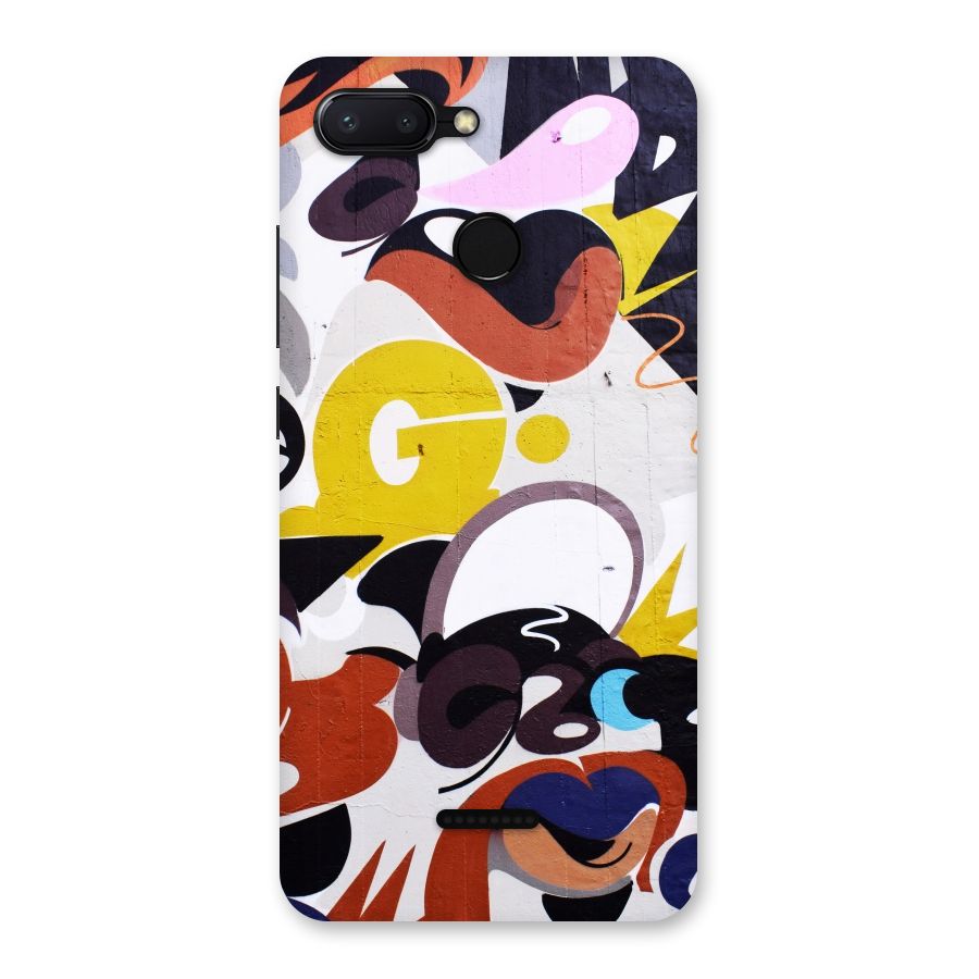 Graffiti Wall Back Case for Redmi 6