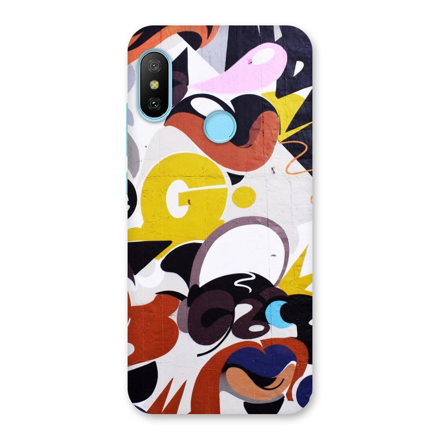 Graffiti Wall Back Case for Redmi 6 Pro