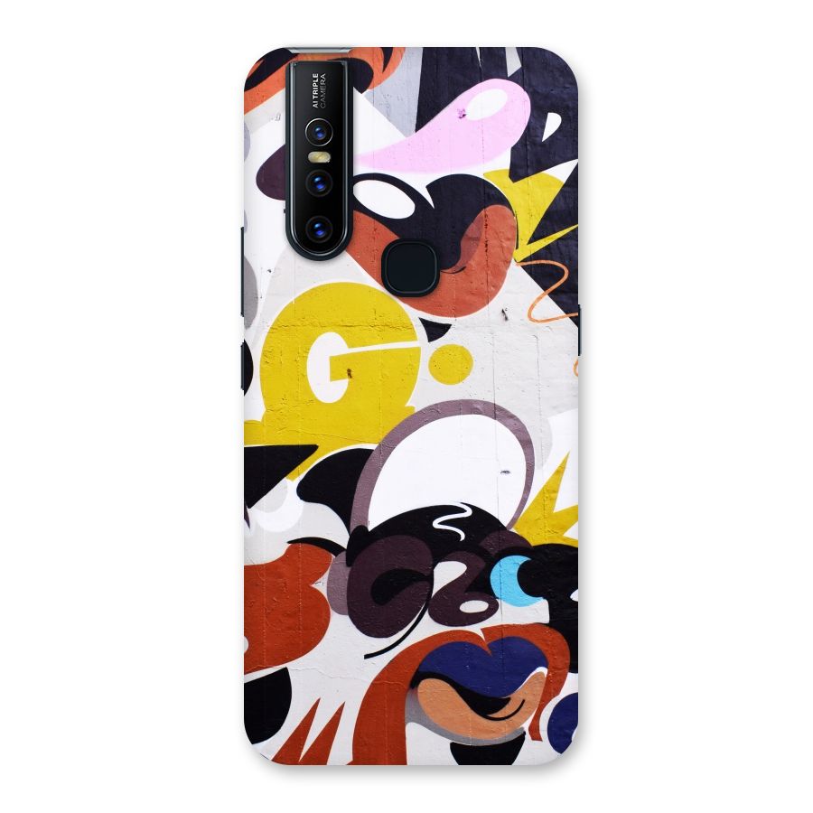 Graffiti Wall Back Case for Vivo V15