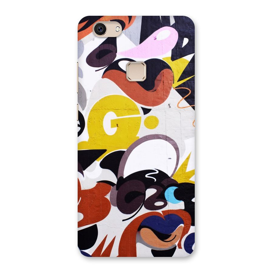 Graffiti Wall Back Case for Vivo V7