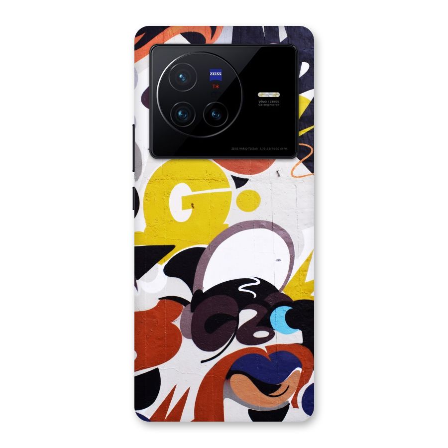 Graffiti Wall Back Case for Vivo X80