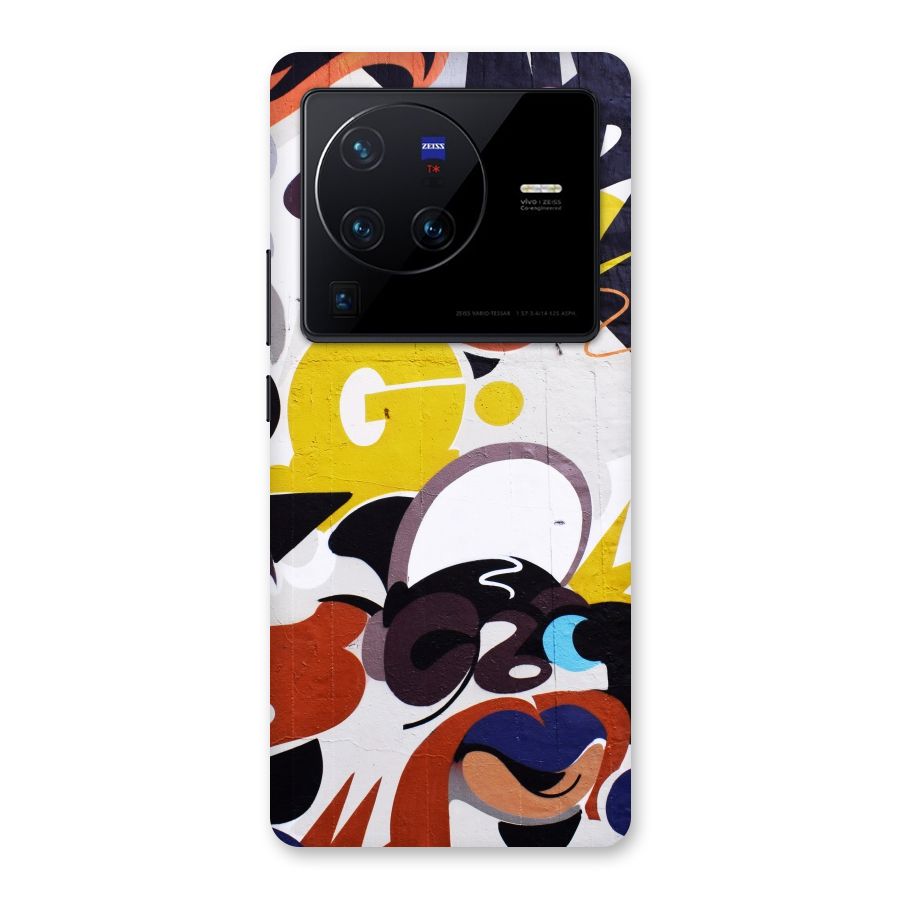 Graffiti Wall Back Case for Vivo X80 Pro