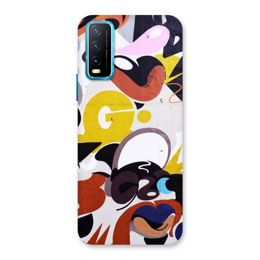 Graffiti Wall Back Case for Vivo Y20A