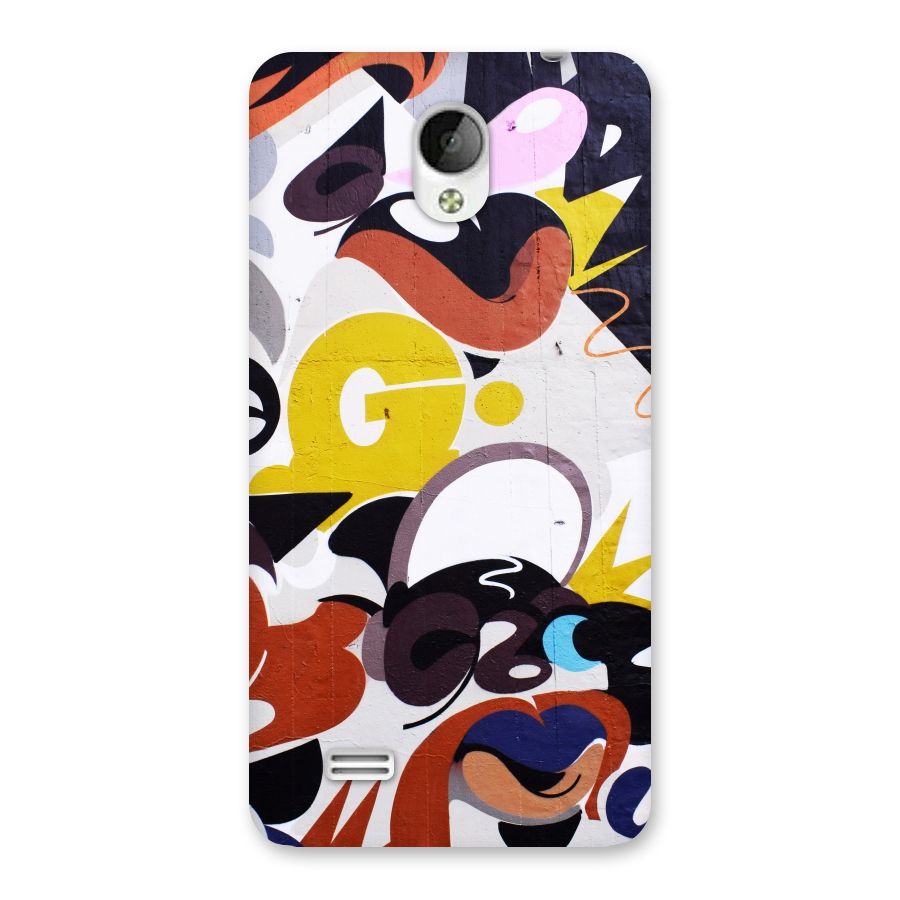 Graffiti Wall Back Case for Vivo Y21