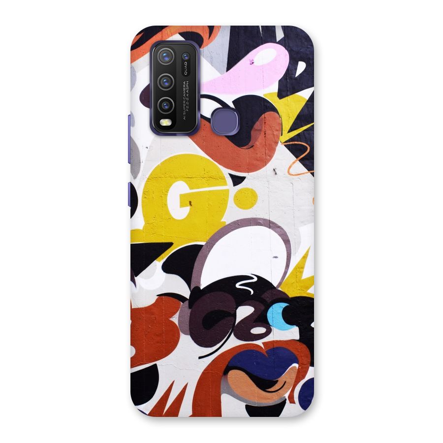Graffiti Wall Back Case for Vivo Y30