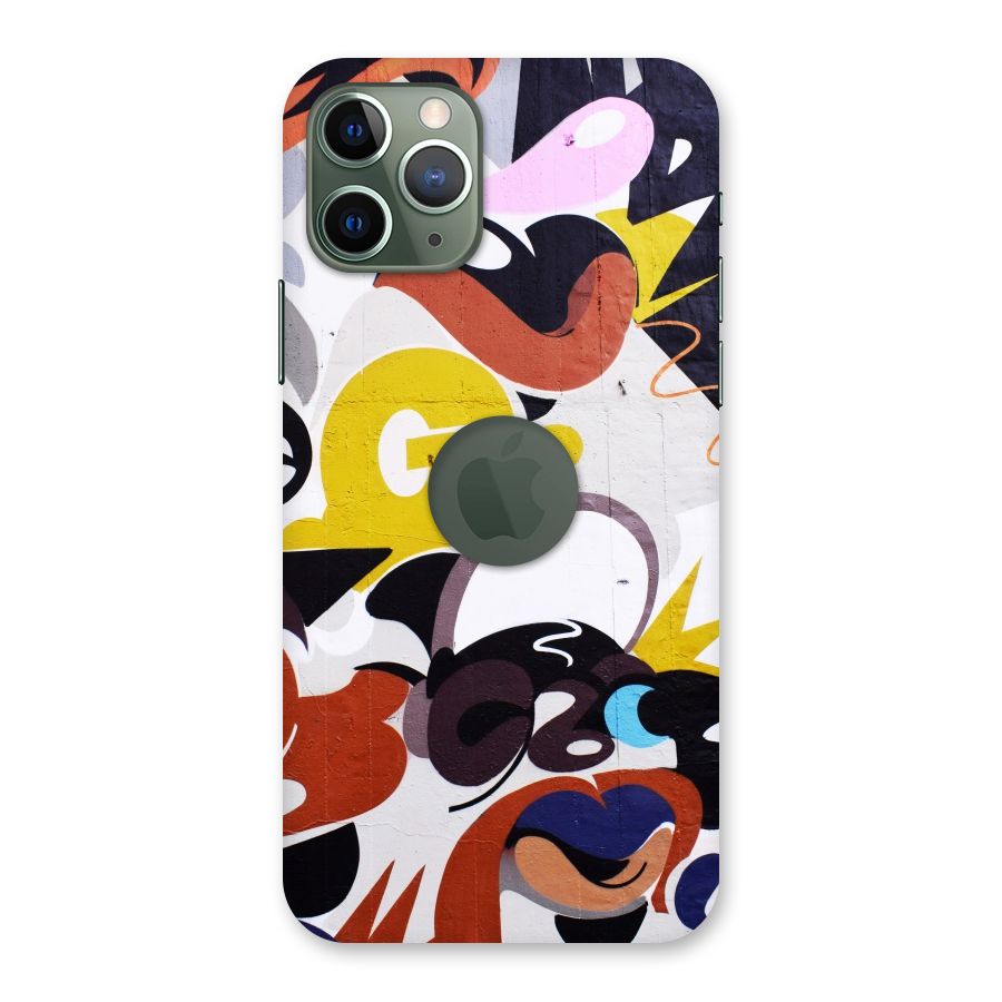 Graffiti Wall Back Case for iPhone 11 Pro Logo  Cut